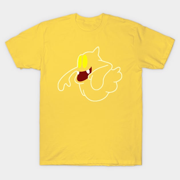 Gold Ghost T-Shirt by tastelesssandwiches